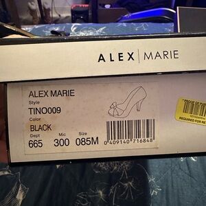 Alex Marie Elegant Black Heels